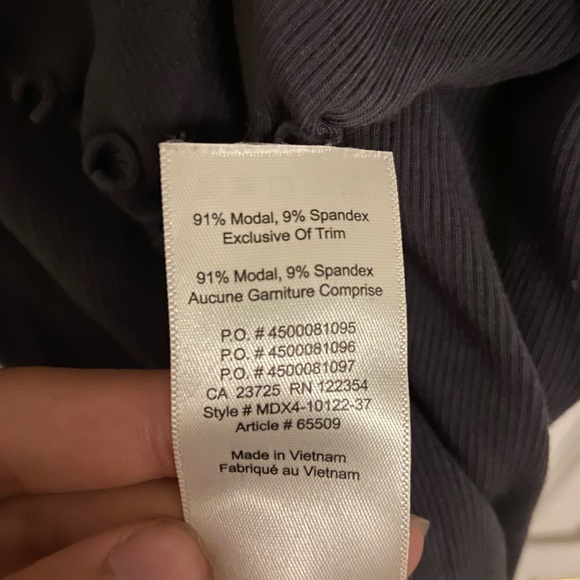 Aritzia Wilfred Danette Bodysuit in Size Small, Color Gray - Picture 5 of 7